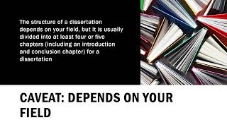 Chapter Development in a Master’s Dissertation