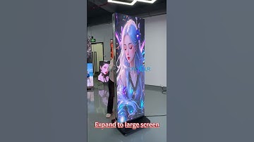 Tri-Fold LED Screen | Fold. Plug. Shine