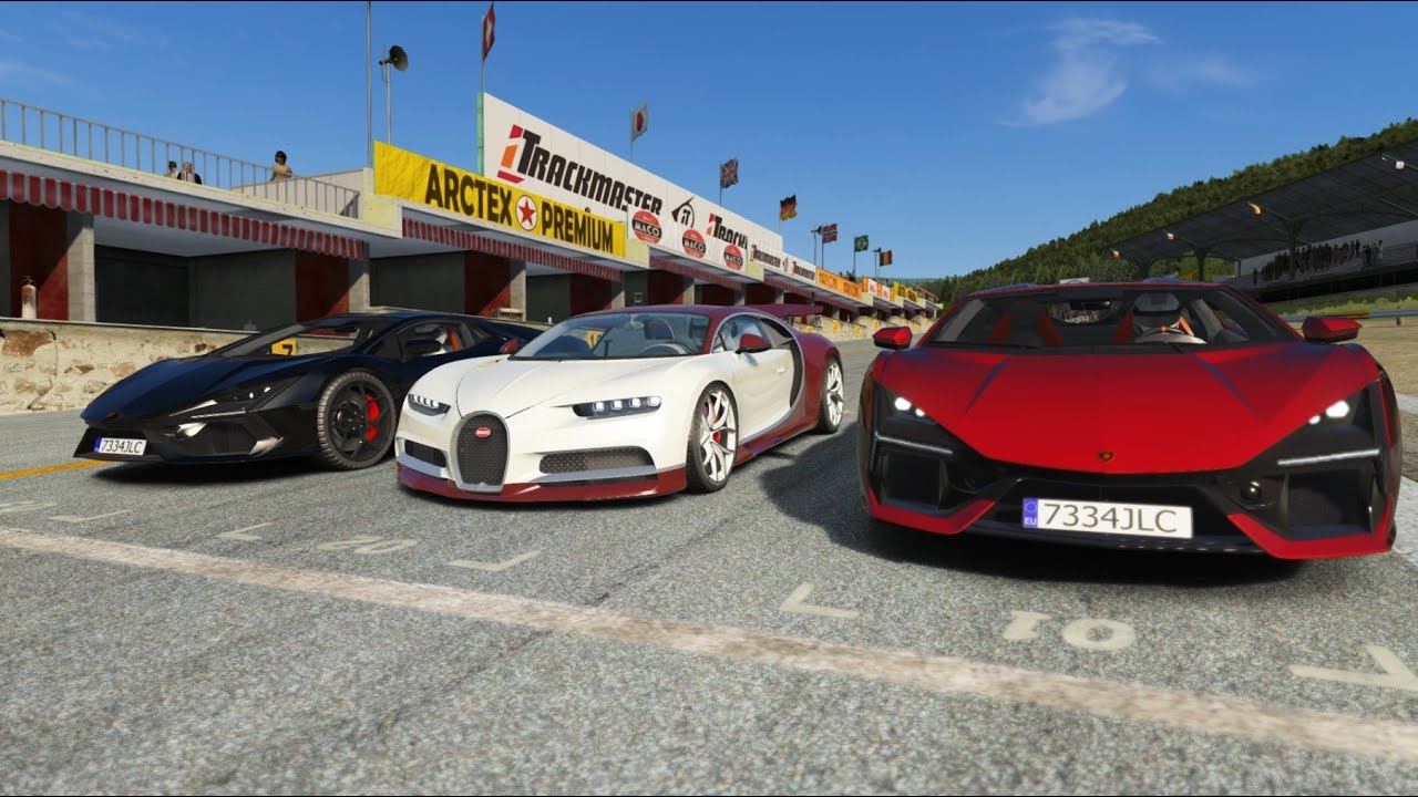 Revuelto vs Bugatti Chiron at Old SPA YouTube