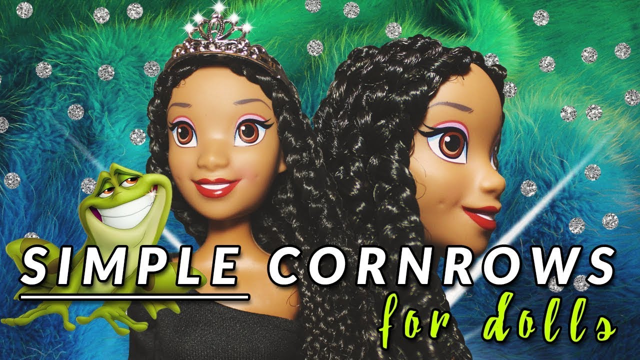 DIY Simple Cornrows for Dolls - How To - Doll Hairstyles - Disney | TUTORIAL