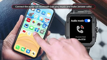 LIGE Smart Watch ST10 install software and connect bluetooth!