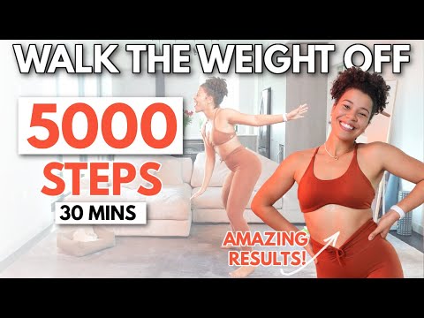 5000 STEPS FAST Walking Workout to Burn Fat & Boost Your Mood | No Repeats