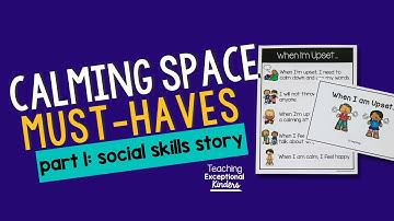 Kindergarten Calm Down Corner MUST-HAVES | Calming Space Part 1