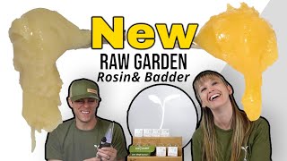 Exploring Raw Garden's Latest Creations: Live Rosin and Live Resin Badder