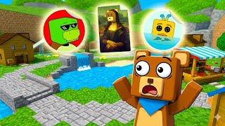 I Found ALL Hidden Stickers in Turtle Village! 🐢 (Super Bear Adventure)