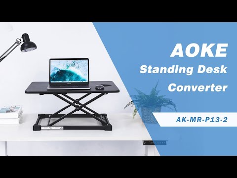 Стіл-наставка AOKE AIR DESK Білий, максимально доступний варіант створення ергономічного робочого місця, видео 2
