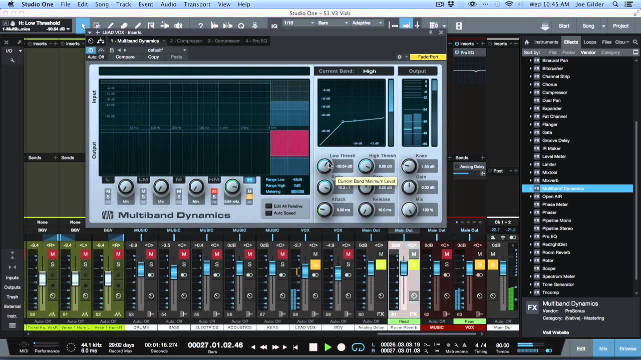 Плагины 1 19. Melda Multiband Dynamics.