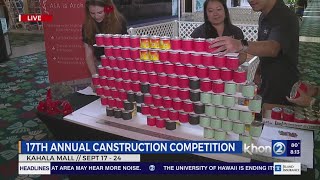 A "Garden of Canstructions" at Kahala Mall Pt.1