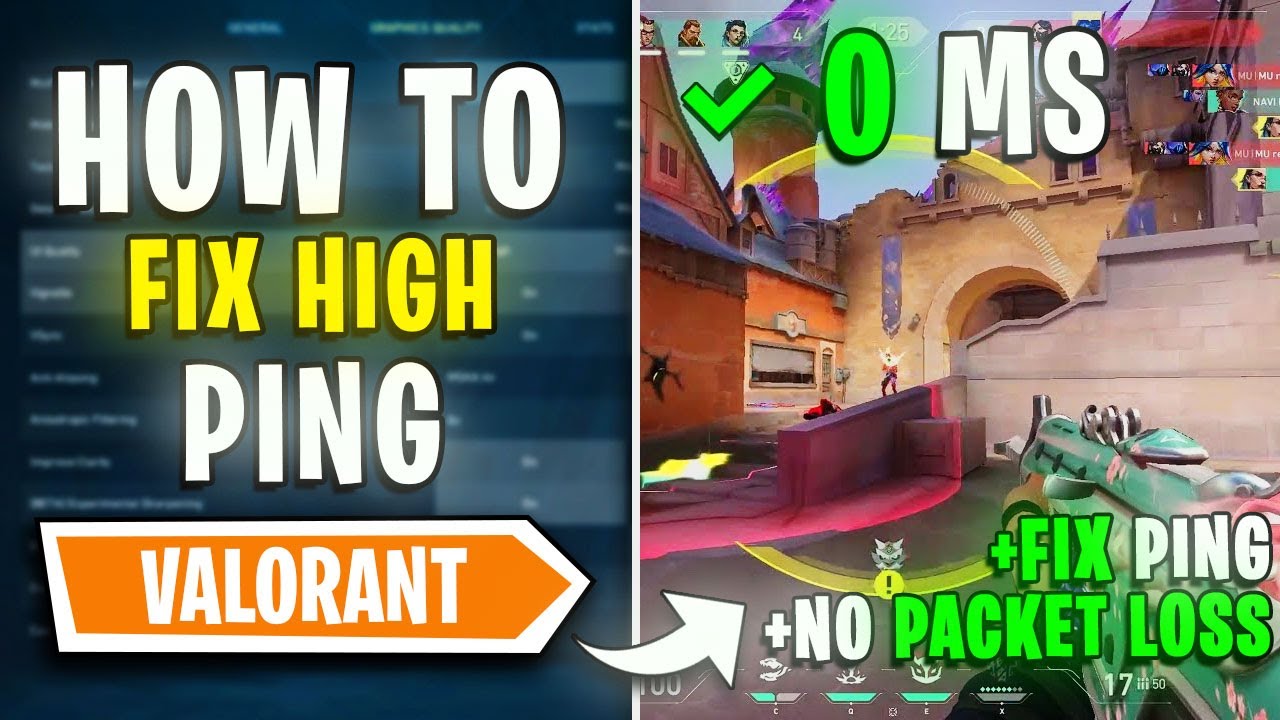 Как исправить высокий пинг, потерю пакетов и проблемы с сетью в Valorant на ЛЮБОМ ПК 📈