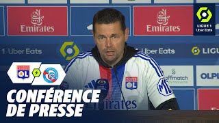 Conférence de presse OLYMPIQUE LYONNAIS - RC STRASBOURG ALSACE (2-1) / 2023-2024