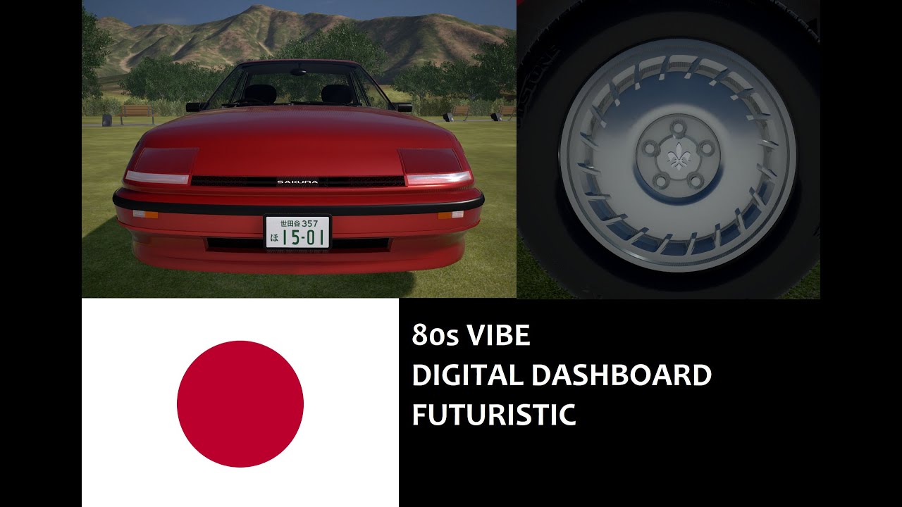 COOL 80s JAPANESE COUPE-Automation&BeamNG 