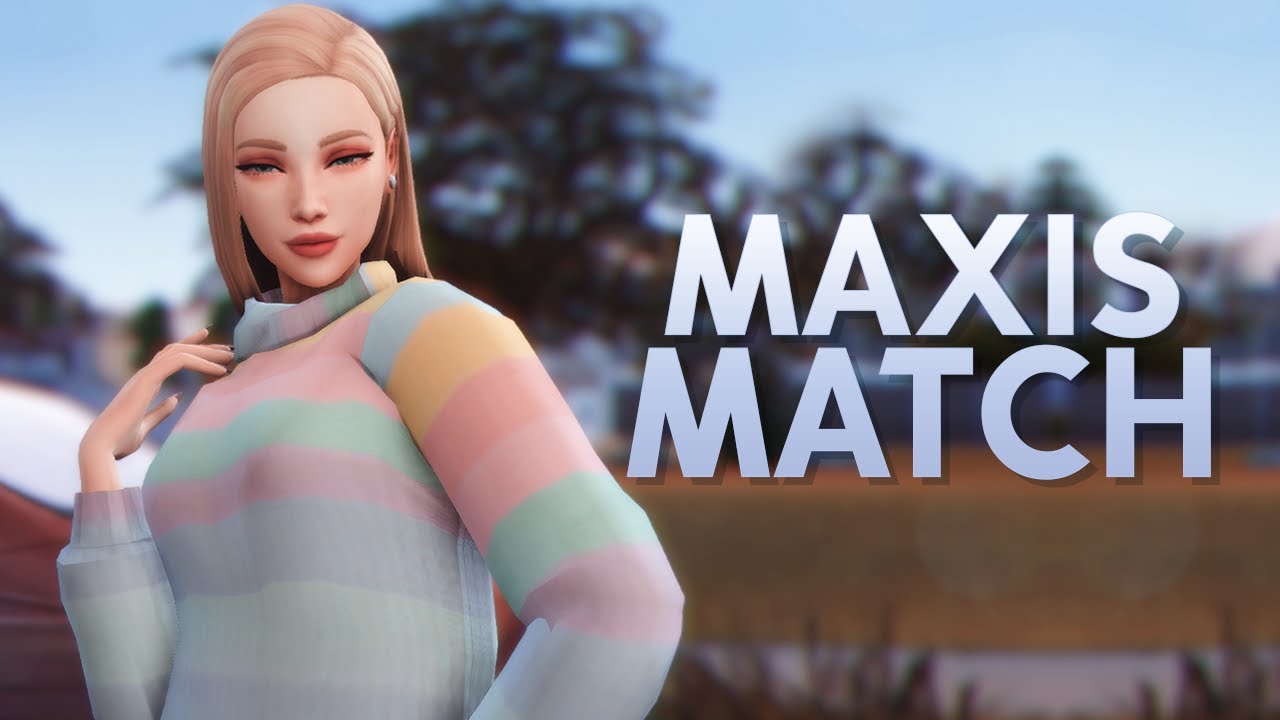 sims 4 cc maxis match folder