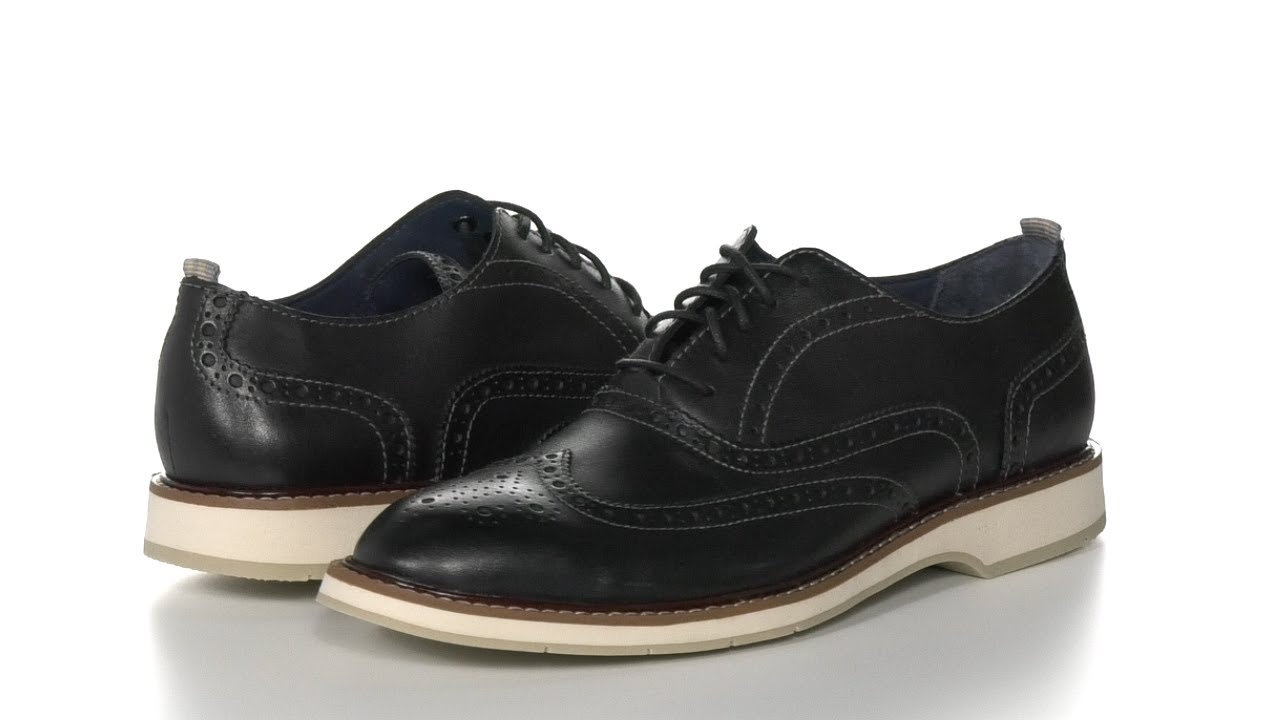 Cole Haan Morris Wing Oxford SKU: 9481605 - YouTube