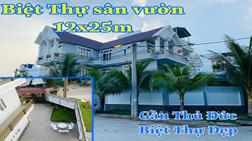 Bán Biệt Thự Sân Vườn Dt 12x25m | Biệt Thự  Ngay Trung Tâm Hành Chính Dĩ An | Gần Linh Xuân thủ Đức