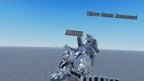 (Discord Project Kaiju Kiryu Stun And Death Animation!)