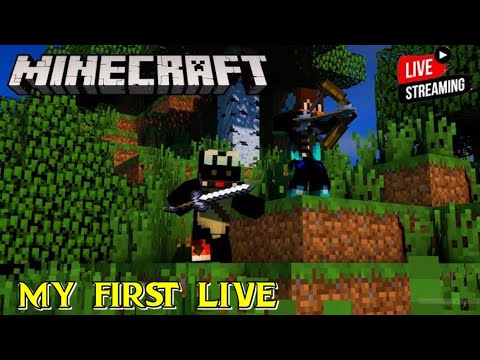 I Am Live with Minecraft / My First Live stream - YouTube