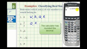 Identifying Sets of Real Numbers