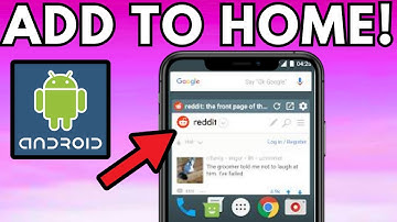 Add Chrome Webpages and Bookmarks on Android Home page