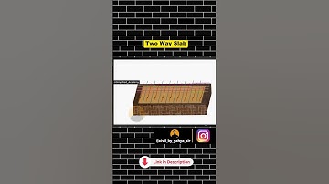 ✅Two-Way Slab #viralshots #twowayslab #onewayslab #animation