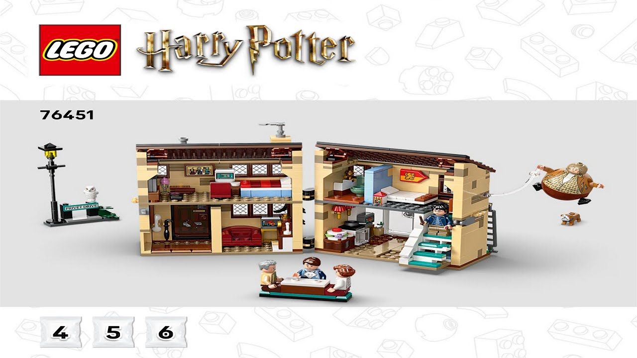 🦉 LEGO instructions 🦉 Harry Potter ™ 🦉 76451 🦉 Privet Drive
