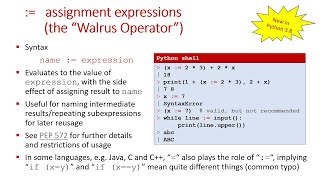 Basic operations on numbers, strings, bool and None