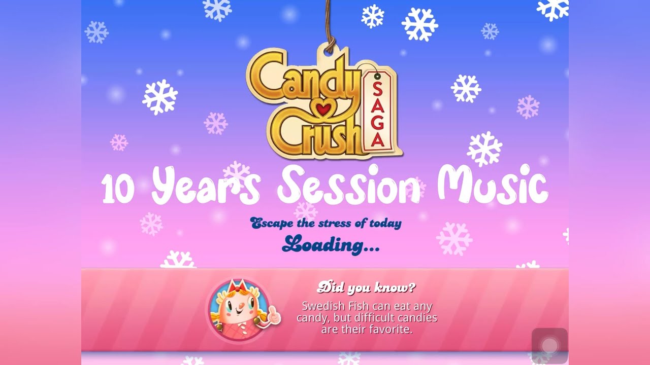 Candy Crush Saga Soundtrack 10 Years Session Music OST Winter