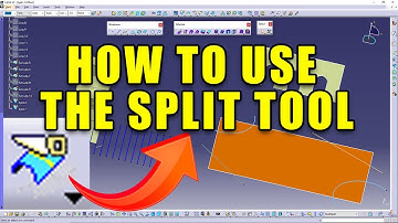 How to use the Split tool in CATIA V5 #catia