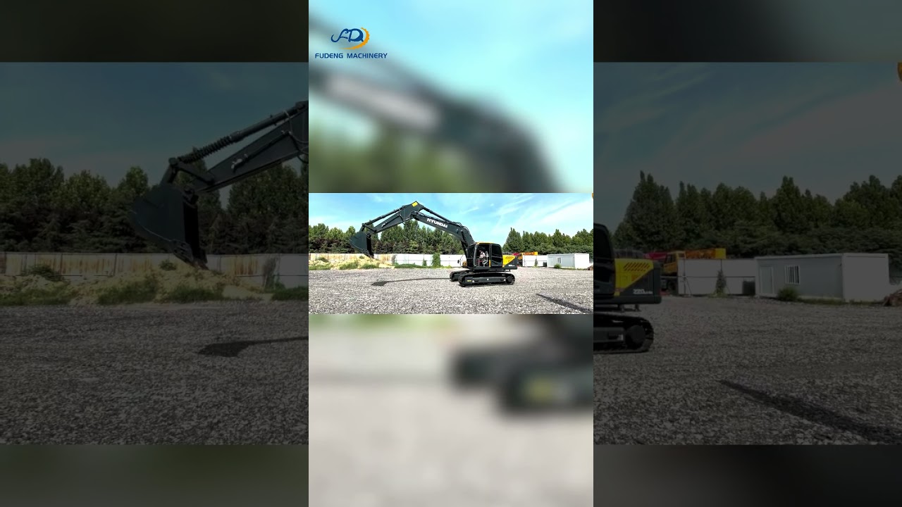 Hyundai 220L Excavator: Excellent Performance, Precise Operation!