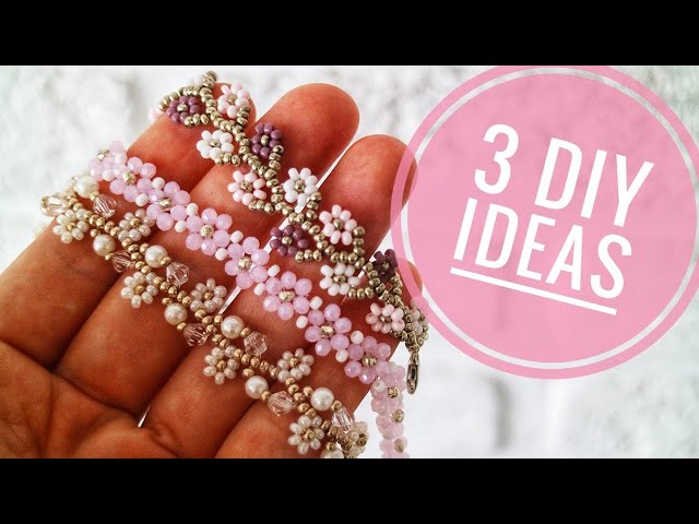 How to Make a Double Strand White Pearl Bracelet with Orange Seed beads by  wanting | Bead jewellery, Seed bead bracelet patterns, Beaded bracelets