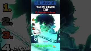 Ranking Best Unexpected Blue Lock Edits Part 1 #animeedit #bluelockedit #kaiser #isagi