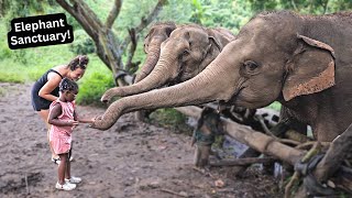 Tyanna's 5th Birthday Surprise | Elephant Nature Park!