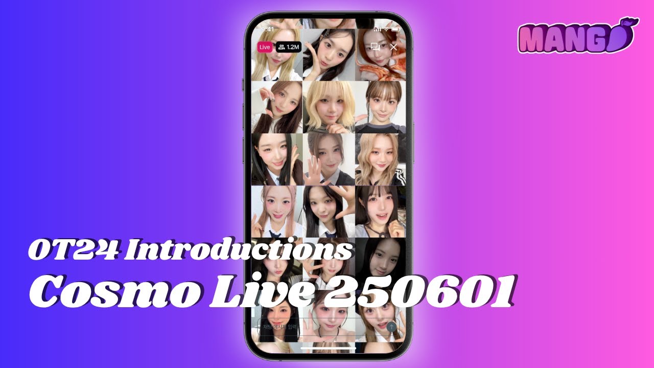 [ENG SUB] tripleS Cosmo Live 250601 (OT24) - Introductions - YouTube