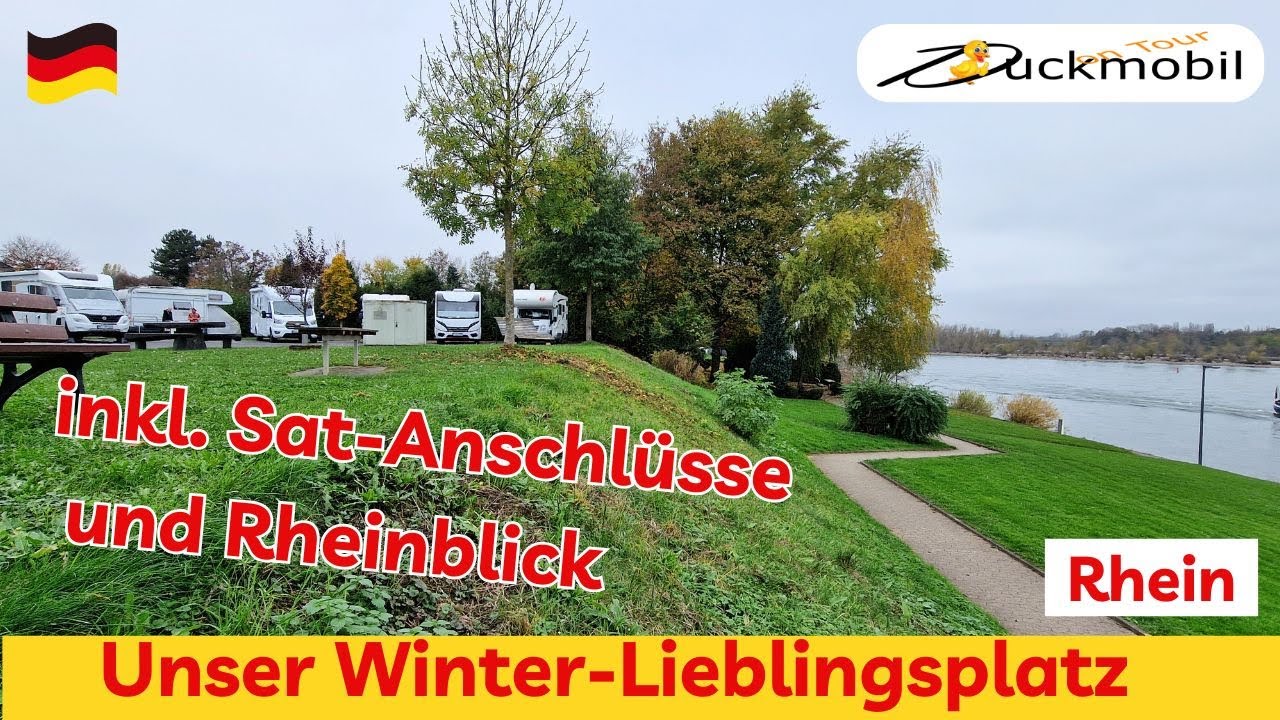 Wohnmobilhafen Urmitz - direkt am Rhein mit toller Aussicht - urgemütlich