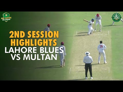2nd Session Highlights | Lahore Blues vs Multan | Day 1 | Match 24 | #QeAT 2023/24 | PCB | M1U1A
