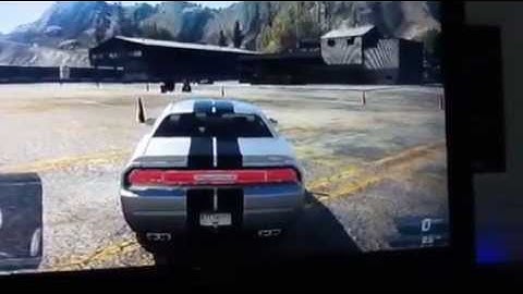 Dodge srt8 doing donuts need for speed most wanted