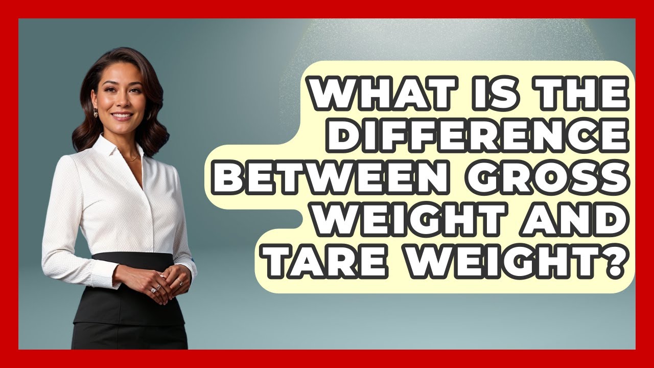 What Is The Difference Between Gross Weight And Tare Weight? - Big Truck Lovers