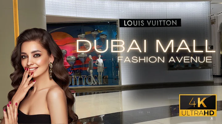 Dubai Mall - Amazing Fashion Avenue Walking Tour [4k]