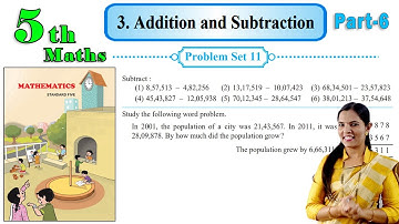 5th Maths | Problem Set 11 | Addition and Subtraction| Lesson - 3 | Maharashtra Board | Part - 6