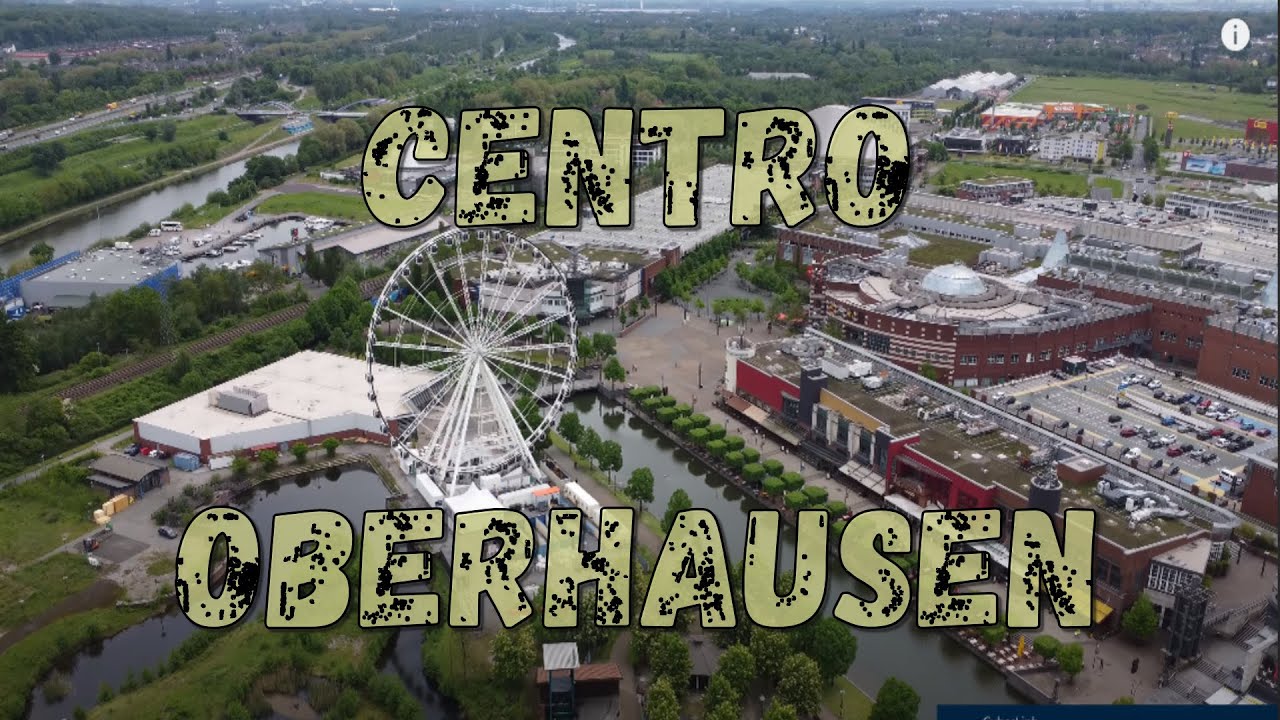 Centro Oberhausen shopping mall - mit Drohne + Innenaussicht