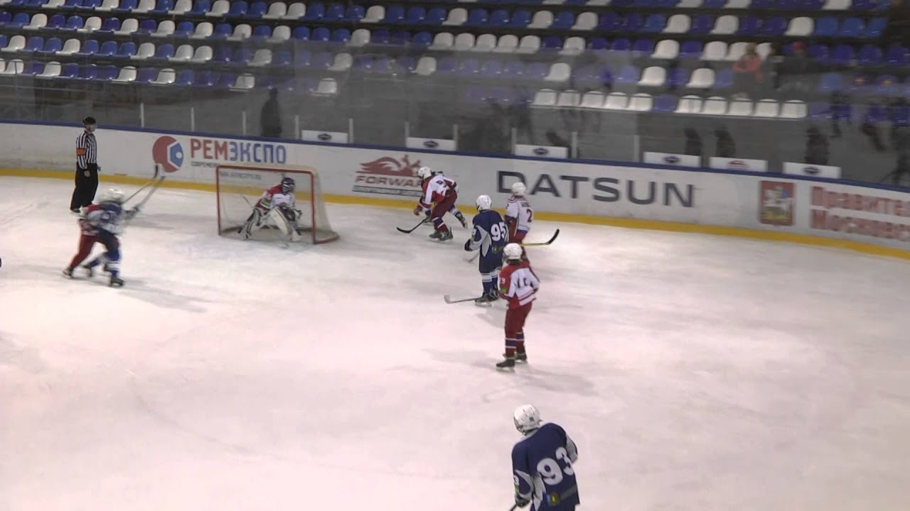 хоккей прямая трансляция Русь - Дмитров 6-2 (гол в ворота Руси)