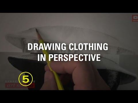 How to Show Perspective When Drawing Cloth Textures (Soul-Stirring Portrait #13)