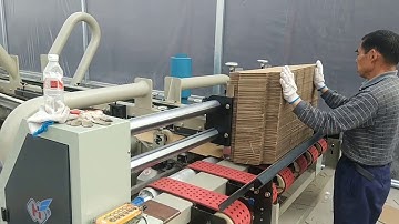 YF series automatic carton folder gluer for small box
