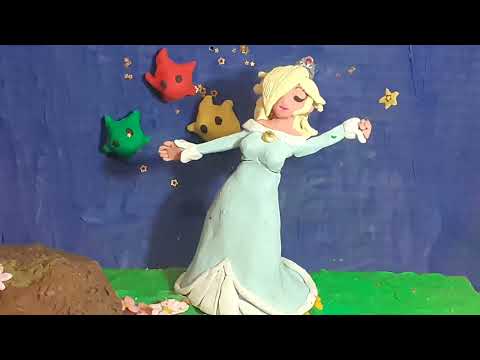 Rosalina Mario Galaxy clay animation