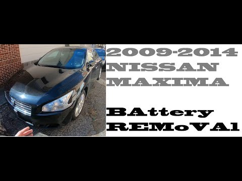 How to replace battery in Nissan Maxima 2009-2014