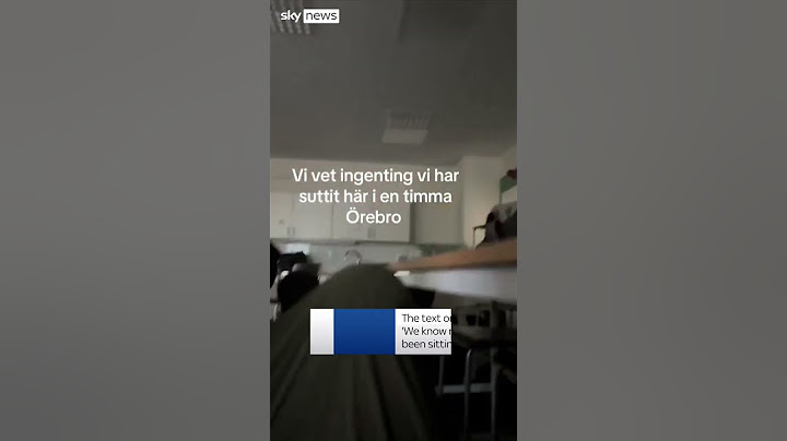 Footage shows classroom on lockdown during shooting