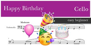 Happy Birt ay - Cello sheet music