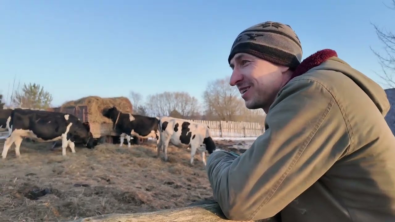 Насыщенный день в деревне // Новые жители // Запахло весной // Семья Лях