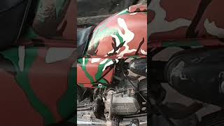 Army Wrap On Hero Splendor, Modifications For All Bike & Car, Graphic Hub