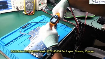 How to check SIO (Signal) Shorting | Dell 5537 Laptop ON-OFF Problem | 3V 5V Heating Problem |Laptex
