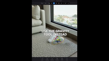 Use the Gravity tool - Twinmotion  #rendering #architecture #lumen